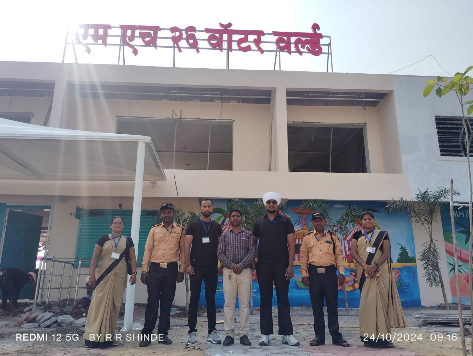 Trained security guards and lady security personnel team deployed by Sardo Security in Nanded